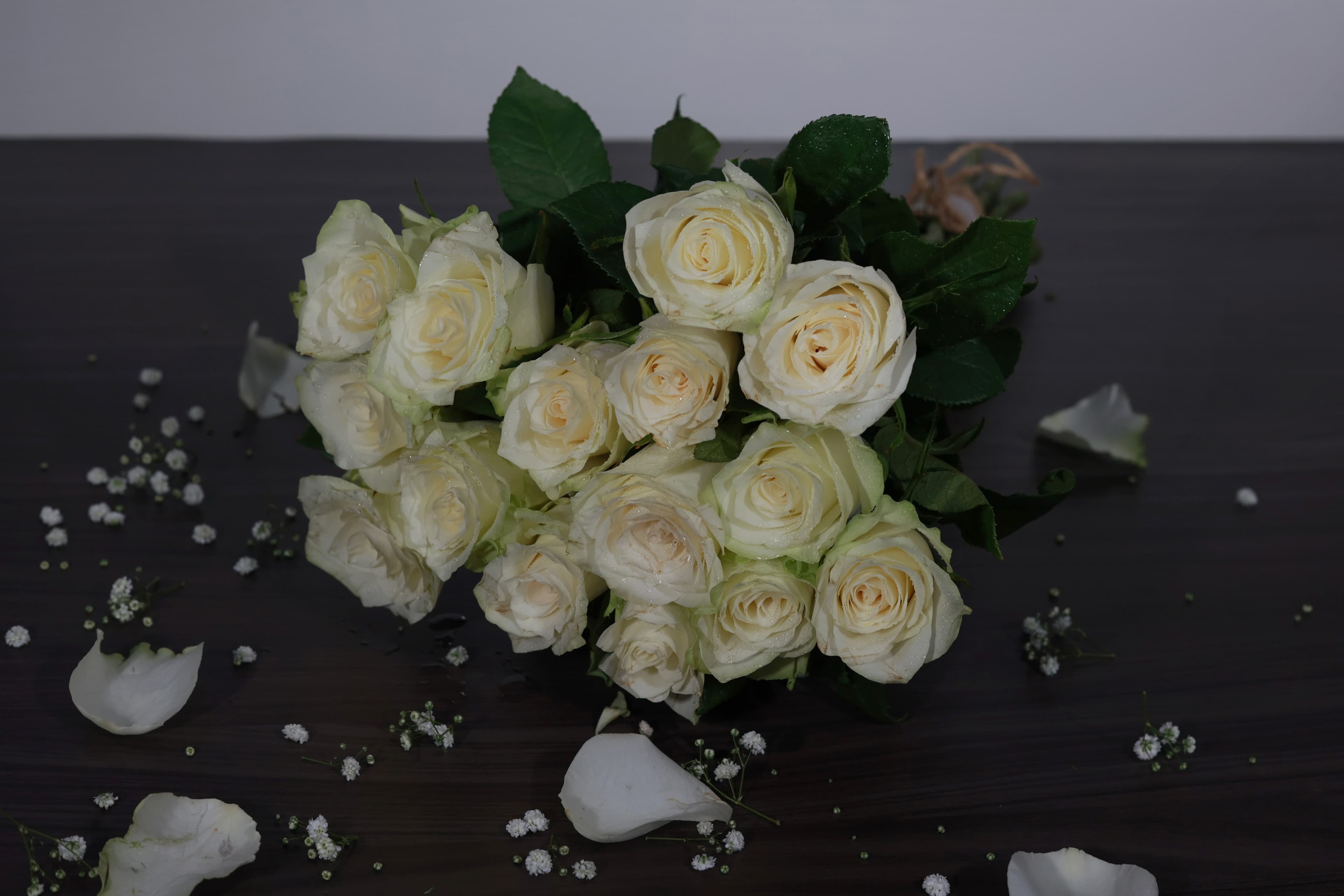Timeless White Roses